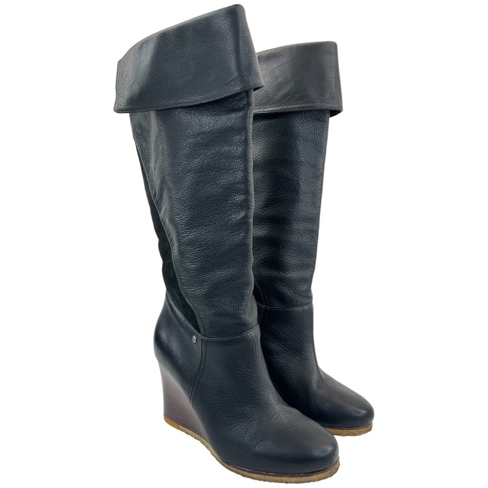 UGG Black Heeled Boots